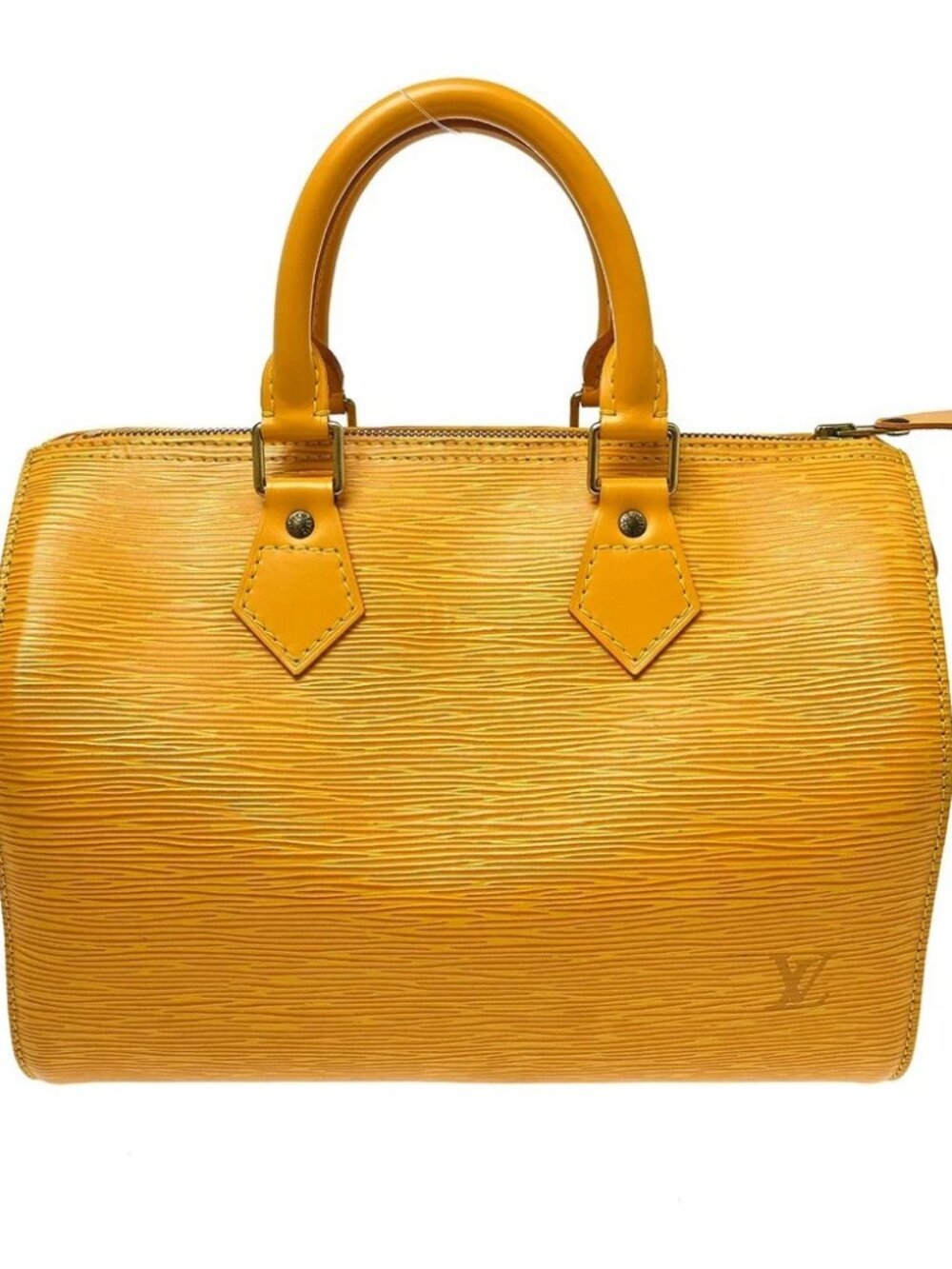 Louis Vuitton Yellow Epi Speedy 25 Handbag